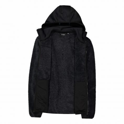 CMP Herren Fleecejacke MAN JACKET FIX HOOD 35P3027 