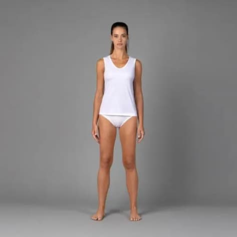 CMP Damen Tanktop Woman Underwear T-Shirt Sleeve Top 3Y92146-A001 34 Bianco | 34