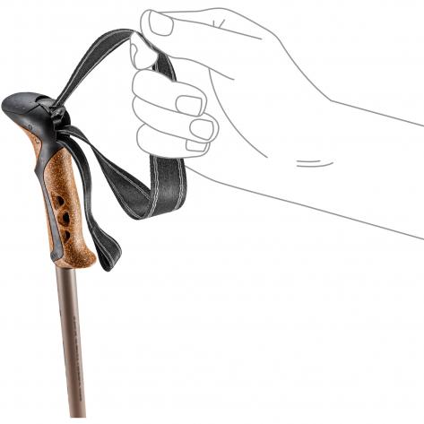 Leki Trekking Stöcke Khumbu 65620431 110-145 cm Black-Pale Clay Light-Clay Dark | 110-145 cm