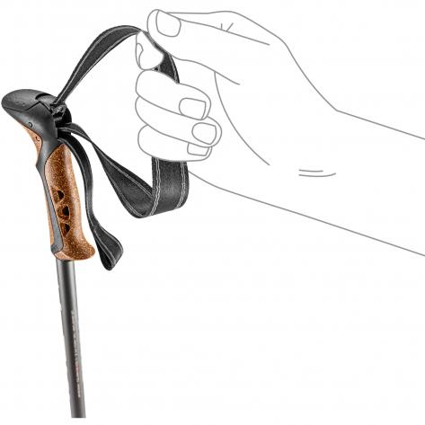 Leki Trekking Stöcke Khumbu Lite 65621531S 100-135 cm Black-Pale Clay Light-Anthracite | 100-135 cm