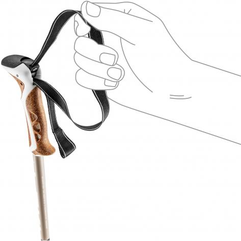 Leki Trekking Stöcke Khumbu Lite 65621532C 90-125 cm Pale Clay Light-Black-White | 90-125 cm