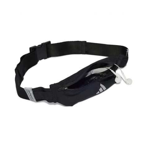 adidas Unisex Laufgürtel Running Belt Waist Bag IB2390 Black/Reflective Silver | One size