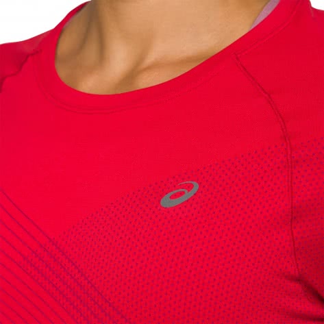 Asics Damen Laufshirt Tokyo Seamless SS 2012A796-600 XS Classic Red | XS