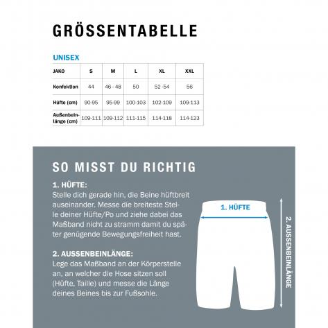 Jako Herren 2-in-1 Short mit Handytasche COR6249 