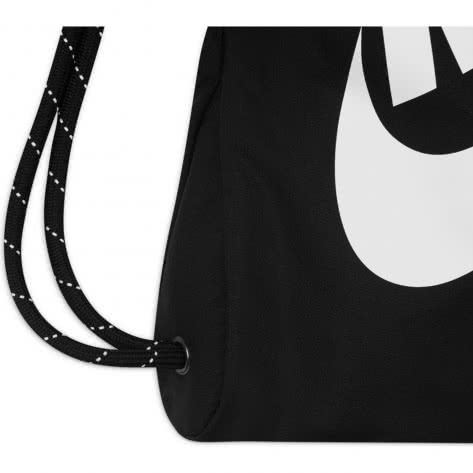 Nike Turnbeutel Heritage Drawstring Bag DC4245-010 Black/Black/White | One size