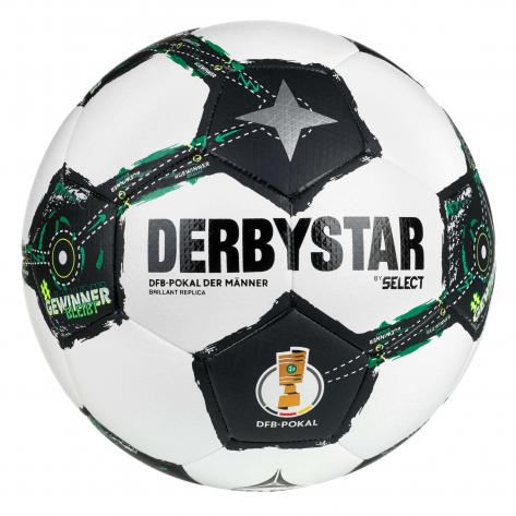 Derbystar Fussball DFB-Pokal Brillant Replica Männer v25 25/26 1582500025 5 Weiß/Schwarz/Grün | 5