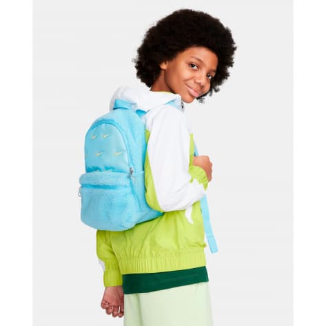 Nike Kinder Rucksack Brasilia JDI Mini Backpack (11L) DQ5340-407 Aquarius Blue/Lt Laser Orange | One size