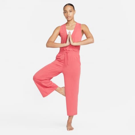 Nike Damen Jumpsuit Dri-FIT Fleece Jumpsuit DV9165-655 M Adobe | M