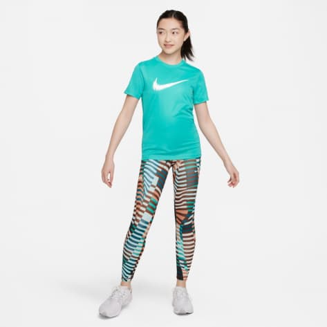 Nike Mädchen Tight Pro FD2867-346 128-137 Jade Ice/Clear Jade/Wht | 128-137
