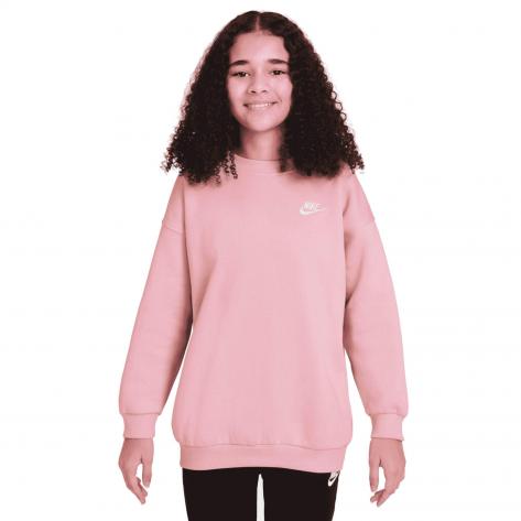 Nike Mädchen Pullover Club Fleece Sweatshirt FD2923 