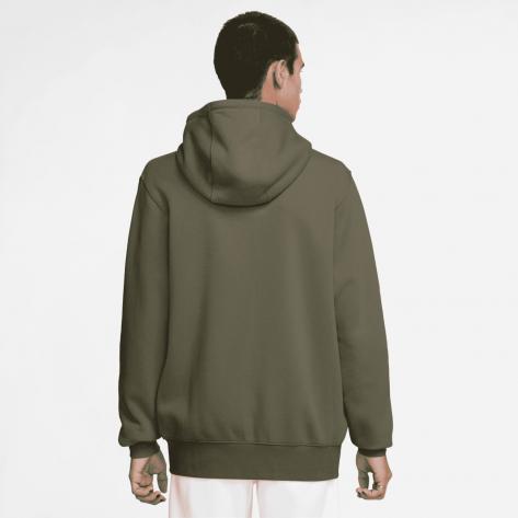 Nike Herren Sweatjacke Club FN3861-222 XL Medium Olive/Medium Olive/White | XL