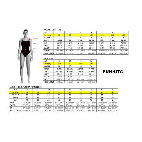 Funkita Damen Badeanzug Sky Hi One Piece FKS008L 