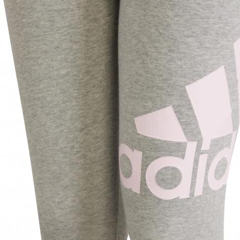 adidas Mädchen Leggings ESSENTIALS BIG LOGO HM8690 164 Medium Grey Heather/Clear Pink | 164
