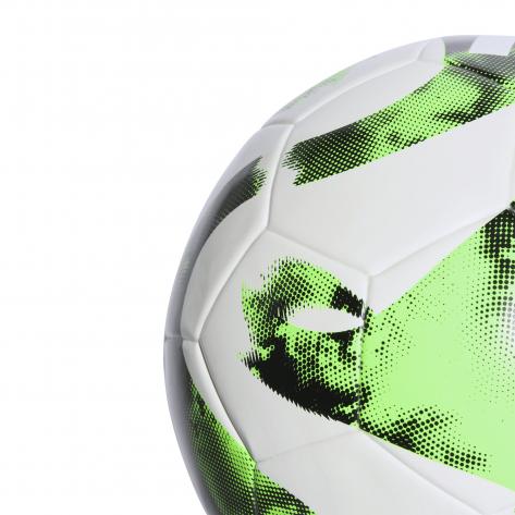adidas Kinder Fussball Tiro Junior 350 League Ball HT2427 5 White/Black/Solar Green | 5