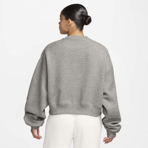 Nike Damen Pullover Studio Fleece Mid-Weight Oversized Cropped Crew IM8497 