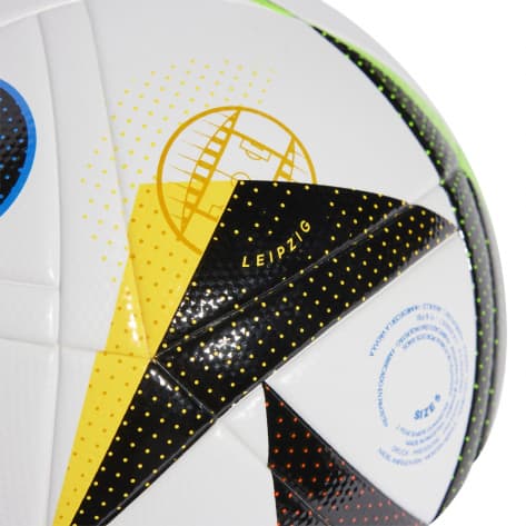 adidas Fußball EURO 24 LGE Fussballliebe IN9367 5 White/Black/Goblu | 5