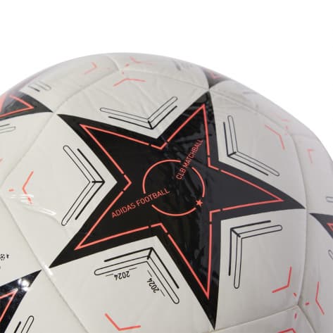 adidas Fussball UCL 24/25 League Phase Club Ball IX4063 5 White/Black/Turbo | 5