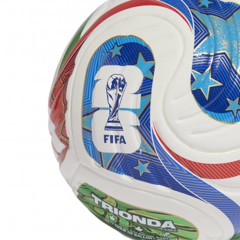 adidas Fussball WM 2026 Trionda Miniball JD8034 1 White/Team Royal Blue/Blue/Red | 1