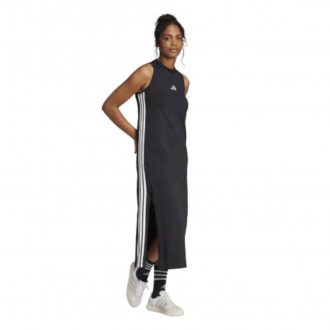 adidas Damen Kleid Essentials 3S Long Racerback Dress 