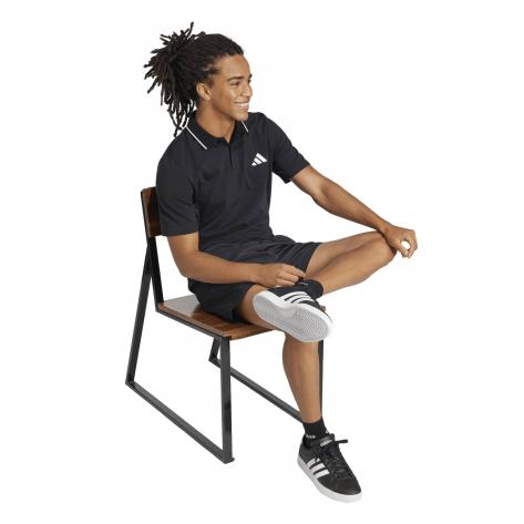 adidas Herren Polo Small Logo Piqué Poloshirt 