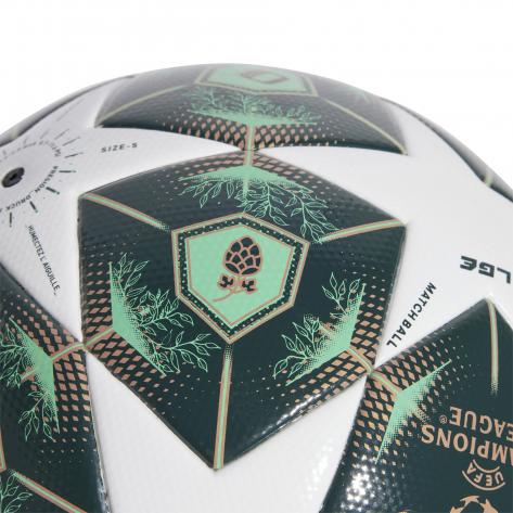 adidas Fussball UCL 24/25 Knockout Phase League Ball JH1296 5 White/Shadow Green/Slime | 5