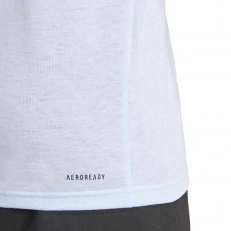 adidas Herren T-Shirt Train Essentials Feelready Tee JW7440 S Glow Blue/Black | S