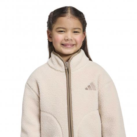 adidas Kinder Jacke Alpaca Sherpa Jacket KH0191 122 Crystal Linen | 122