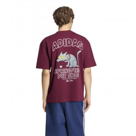 adidas Herren T-Shirt Snowball GFX Tee LG5065 XS Maroon | XS