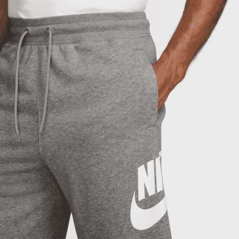 Nike Herren Short Nike Club Alumni FT Short FQ4950-063 M Dk Grey Heather/Lt Smoke Grey | M