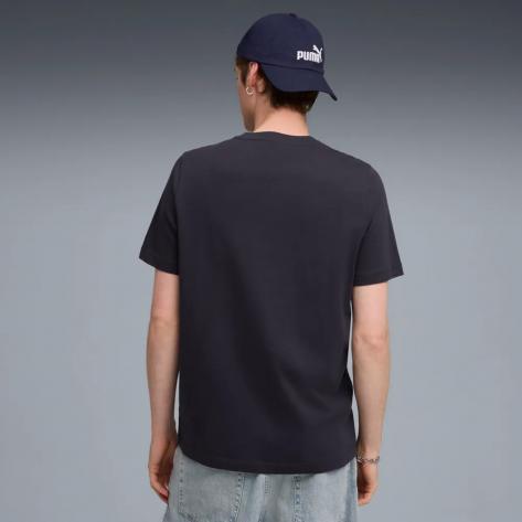 Puma Herren T-Shirt Graphic Varsity Tee 688035-16 M New Navy | M