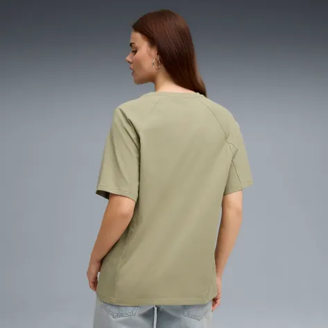 Puma Damen T-Shirt Puma Sport Relaxed Tee 688119-82 S Lux Army | S