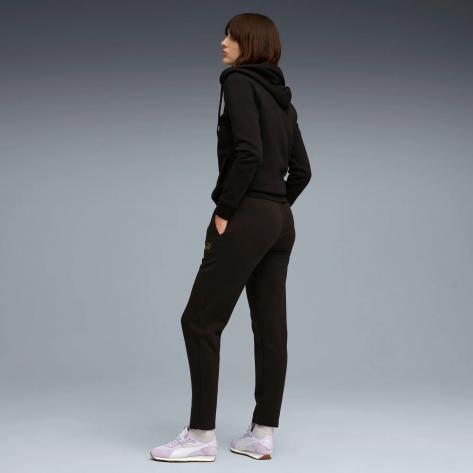 Puma Damen Trainingsanzug Metallic Hooded Sweat Suit Fleece 688161-01 S PUMA Black | S