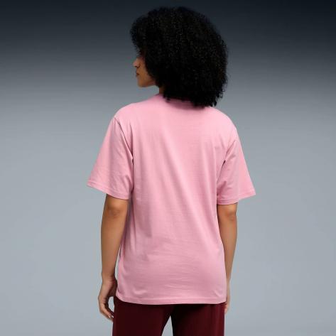 Puma Damen T-Shirt Graphic Relaxed Leaf Tee 688165-65 M Poised Pink | M
