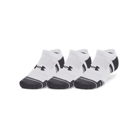 Under Armour Unisex Füßlinge UA Performance Tech 3pk NS 1379503-100 42-46 White | 42-46
