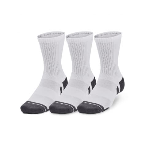 Under Armour Unisex Socken UA Performance Halbhohe 1379530-100 47-50 White | 47-50