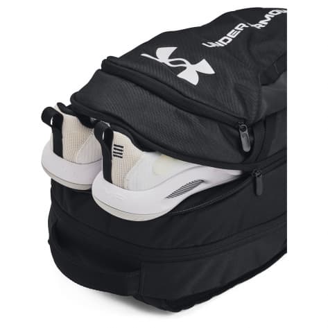 Under Armour Unisex Rucksack UA Hustle 6.0 Backpack 1384672-002 Black2 | One size