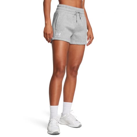Under Armour Damen Short Icon Fleece Boxer Short 1382725-015 S Mod Gray Light Heather | S