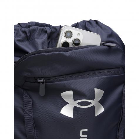 Under Armour Turnbeutel UA Hustle Sackpack 6000519-410 Midnight Navy | One size