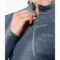 Falke Herren Langarmshirt Wool-Tech Zip Shirt 33410-6751 S Capitain | S