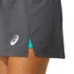Asics Damen Rock Fujitrail Skort 2012B929-020 XS Graphite Grey/Baltic Jewel | XS