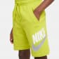 Nike Kinder Shorts Sportswear Club Fleece CK0509-308 128-137 Bright Cactus/Bright Cactus/White | 128-137