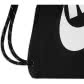 Nike Turnbeutel Heritage Drawstring Bag DC4245-010 Black/Black/White | One size