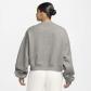 Nike Damen Pullover Studio Fleece Mid-Weight Oversized Cropped Crew IM8497 