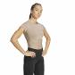 adidas Damen T-Shirt Hyperglam Rib Baby Tee 