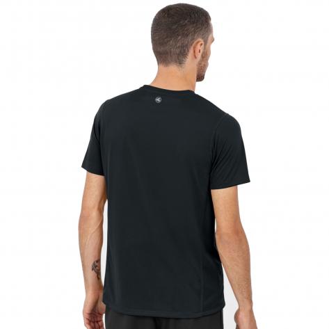 Jako Herren Laufshirt T-Shirt Run 2.0 6175-08 M schwarz | M