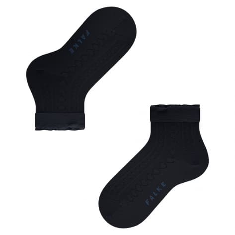 Falke Mädchen Socken Romantic Net SO 12140-6370 31-34 Dark Navy | 31-34