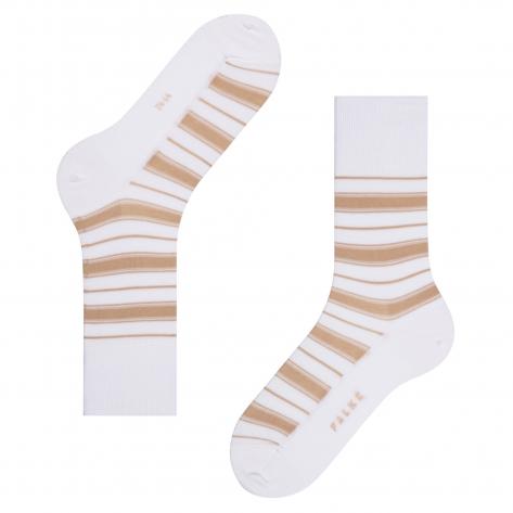 Falke Herren Socken Shirtline 12523-2000 41-42 White | 41-42