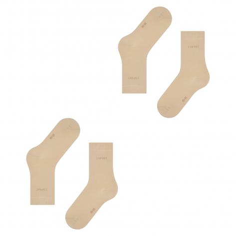 Esprit Damen Socken Uni SO 2P 18531 