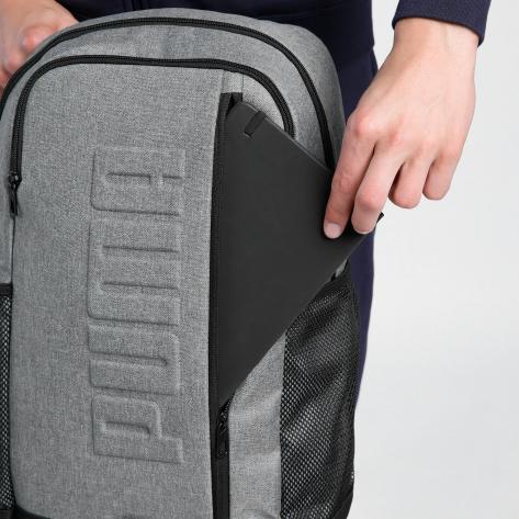 Puma Rucksack S HEATHER Backpack 091349-01 Medium Gray Heather | One size