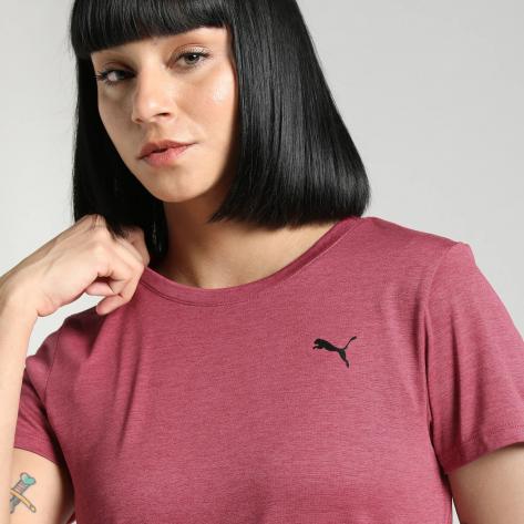 Puma Damen T-Shirt TAD ESSENTIAL Heather Tee 525891 